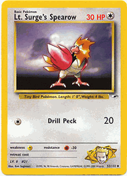 052 Lt. Surge's Spearow